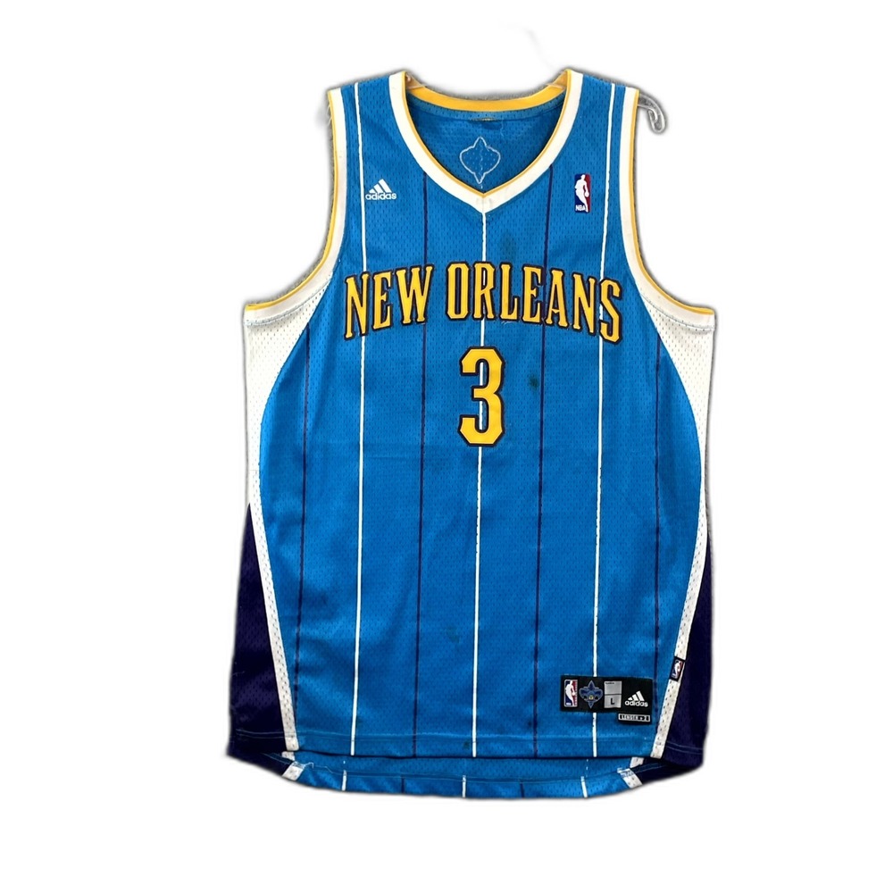 Vintage New Orleans Hornets Jersey Men Large Chris Paul #3 Adidas NBA Basketball